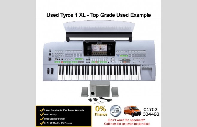 Used Yamaha Tyros 1 With Speakers - Top Grade Used Example - Image 1